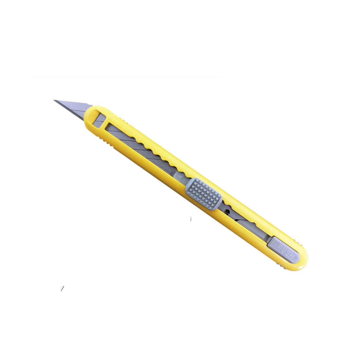 Cutter NT A-553 P - Boîtier Plastique Jaune Et Noir - Couteau à Lame Rétractable Pour Coupes Précises