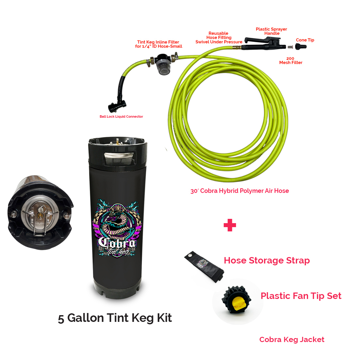 19L(5 Gallon) Complete Tint Keg Kit Online USA.