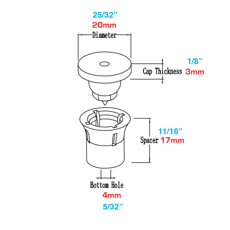 Sign Standoffs Aluminum & Stainless Steel Wall Mounting Hardware in USA