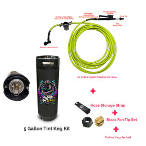 19L(5 Gallon) Complete Tint Keg Kit with Plastic Sprayer Handle