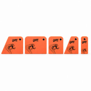 Cobra Orange PPF Magnet Squeegee Set - 5 Pcs