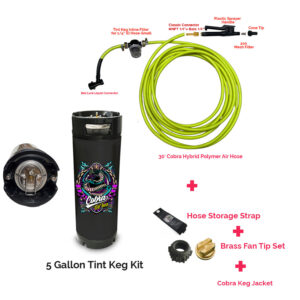19L(5 Gallon) Complete Tint Keg Kit with Plastic Sprayer Handle