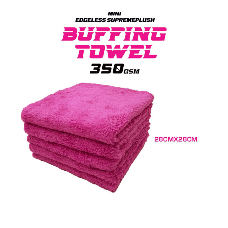 Mini Edgeless SupremePlush Buffing Towel 11"x11"