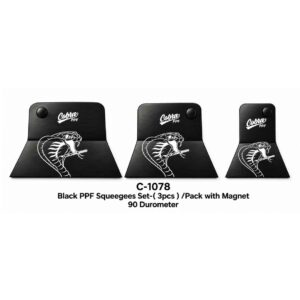 Black PPF Squeegees with Magnet | 90 Durometer