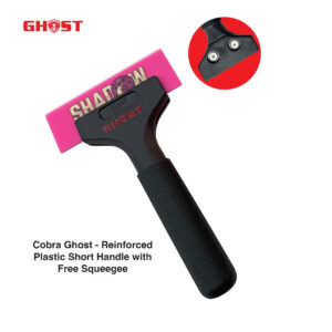 Cobra Ghost - Reinforced Plastic Short Handle with 5” Free Shadow Hybrid Squeegee Blade