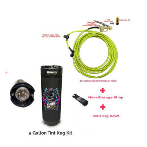 Classic – 19L(5 Gallon) Complete Tint Keg Kit with Brass Sprayer Handle