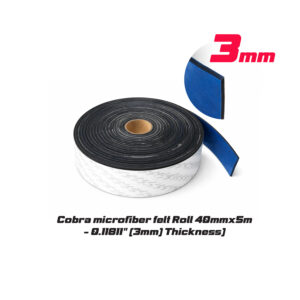 Cobra microfiber felt Roll 40mmx5m - 0.11811" (3mm) Thickness)