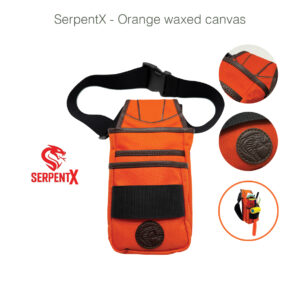 SerpentX – Orange Waxed Canvas Tool Bag | Limited Edition