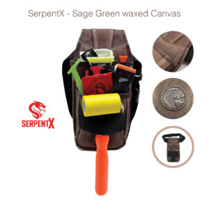 SerpentX – Brown Waxed Canvas Tool Bag | Limited Edition