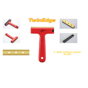 4" Scraper with double edged blade