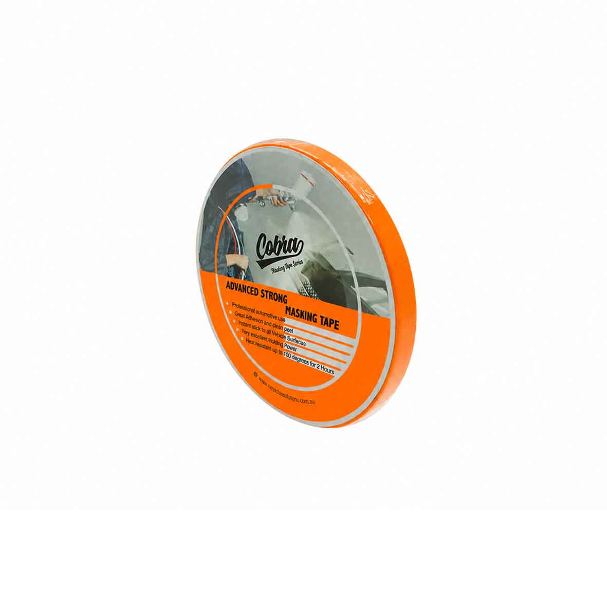 Advanced Strong and Easy Removable Masking Tape – 0.47" × 55 Yards - Orange Color