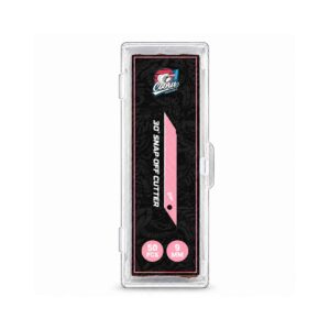 Cobra Spectrum 30° Snap-Off Blades – 9mm – Blush Pink – 50 Pack
