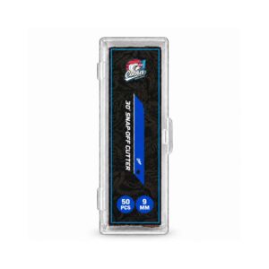 Cobra Spectrum 30° Snap-Off Blades – 9mm – Electric Blue – 50 Pack
