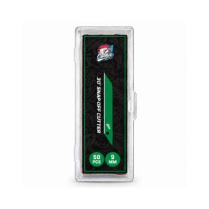 Cobra Spectrum 30° Snap-Off Blades – 9mm – Emerald Green – 50 Pack