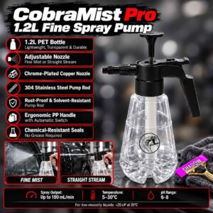 CobraMist Pro 1.2L Fine Spray Pump | pH 6–8 Compatible